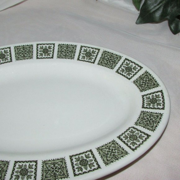 Vintage Oval Serving Platter Maddock Empire Crockery England - Picture 2 of 5